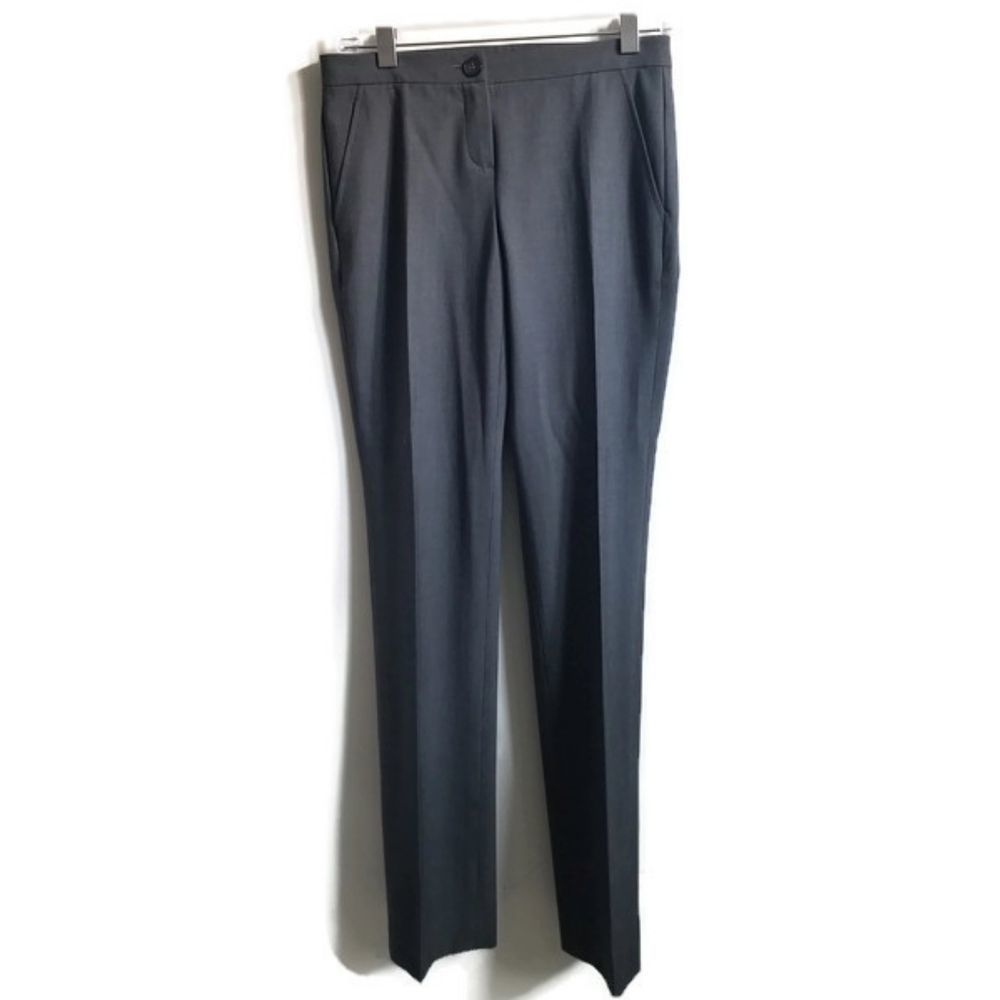 Theory wool pants Rosel professional tailored trousers gray sz 2